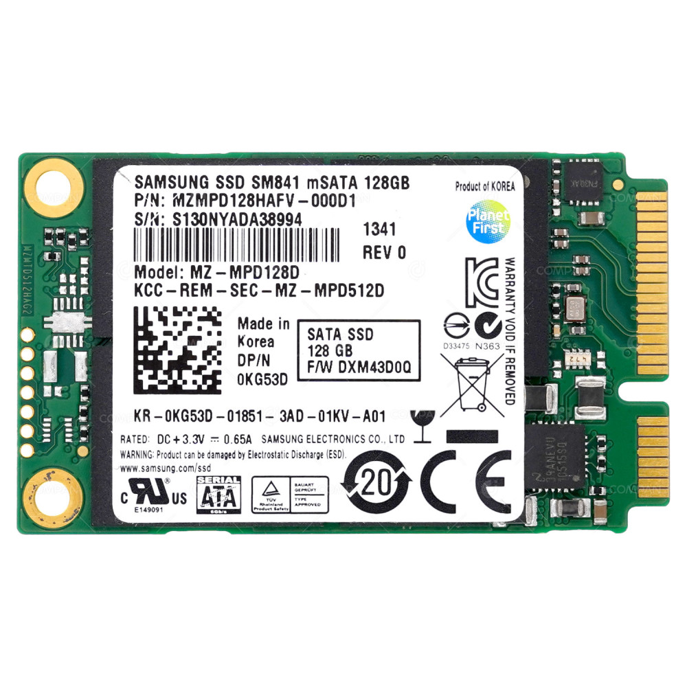 KG53D  DELL 128GB 6G MSATA FLASH NAND SSD